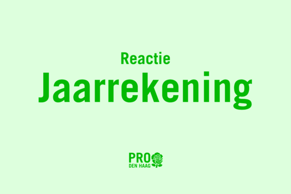Reactie Jaarrekening
