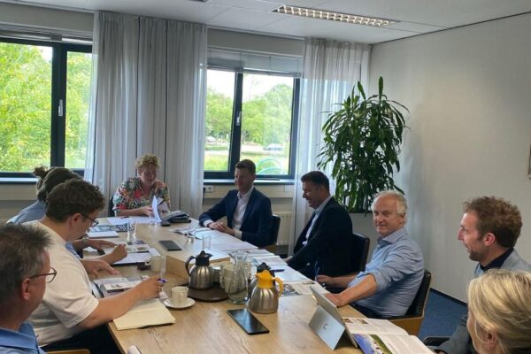De eerste persconferentie met het nieuwe college van de Gemeente Oude IJsselstreek.