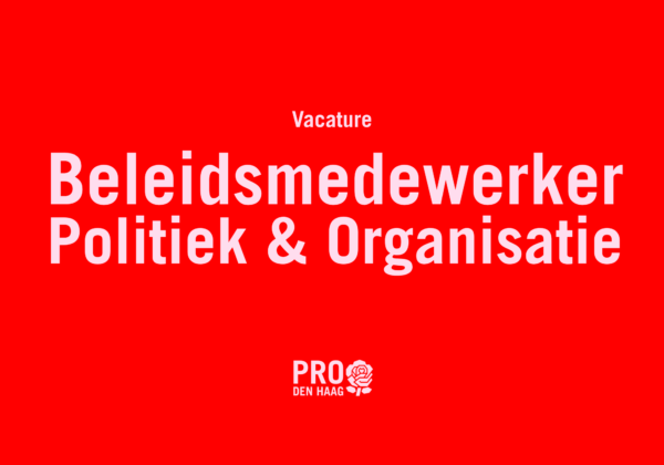 Vacature Beleidsmedewerker Politiek & Organisatie